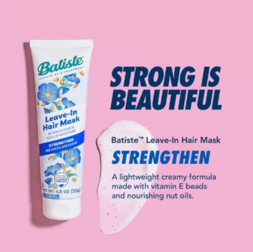 Batiste Strengthen Leave In Hair Mask 3 Bottles NWT